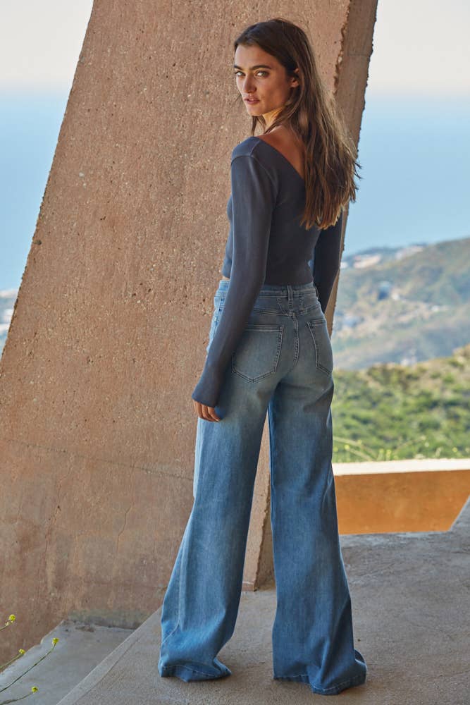 By Together - Wholesale Knit Top - Women's - S1158N | DOUBLE V NECK TOP11