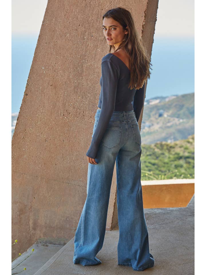 By Together - Wholesale Knit Top - Women's - S1158N | DOUBLE V NECK TOP11