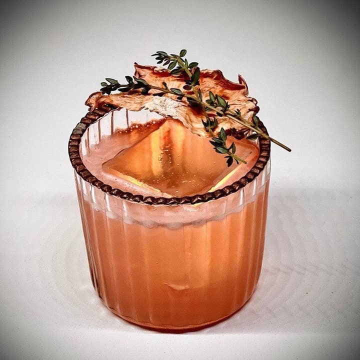 Cocktail Garnish Co. - Vente Fruits secs/déshydratés - Tranche d'ananas déshydratée (avec écorce), 14 tranches1