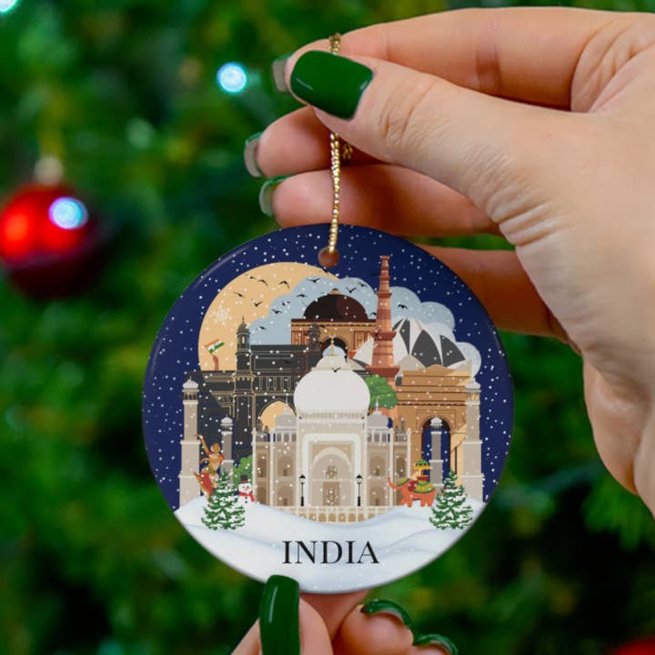 Ornamento natalizio India per la vendita all'ingrosso da parte di simply blessed shy