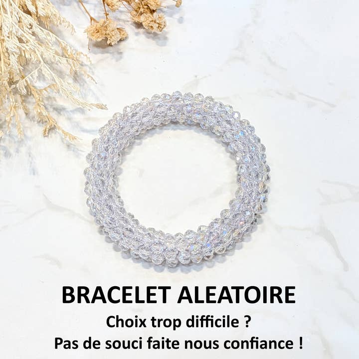 LOLO & YAYA - Wholesale Link & Chain Bracelet - White-tone crystal effect bracelet19