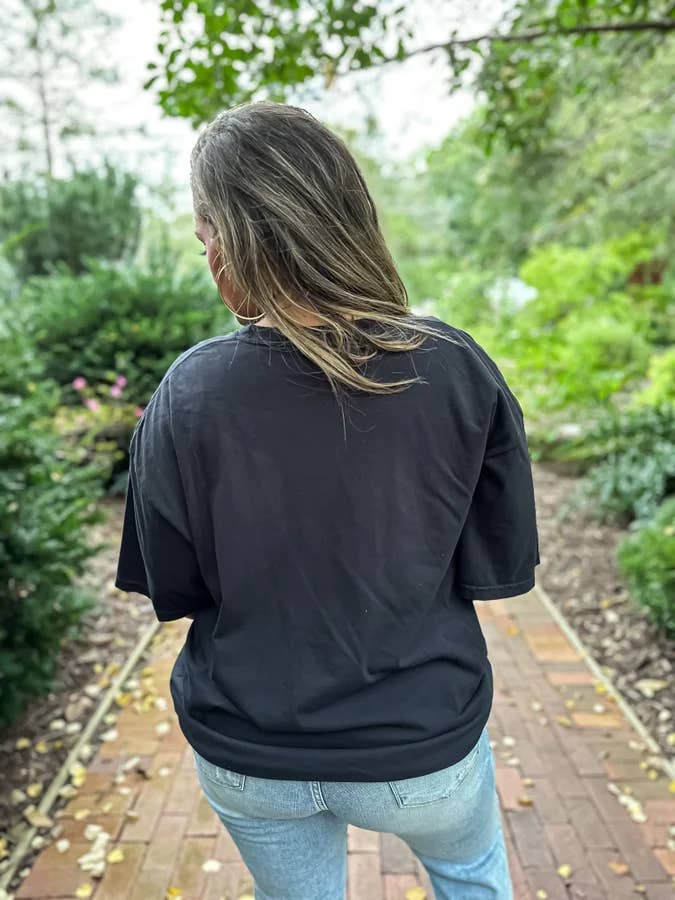 birdie - Wholesale Screen Printed T-Shirt - Women's - Wears Black Avoids People Puff Graphic Tee2