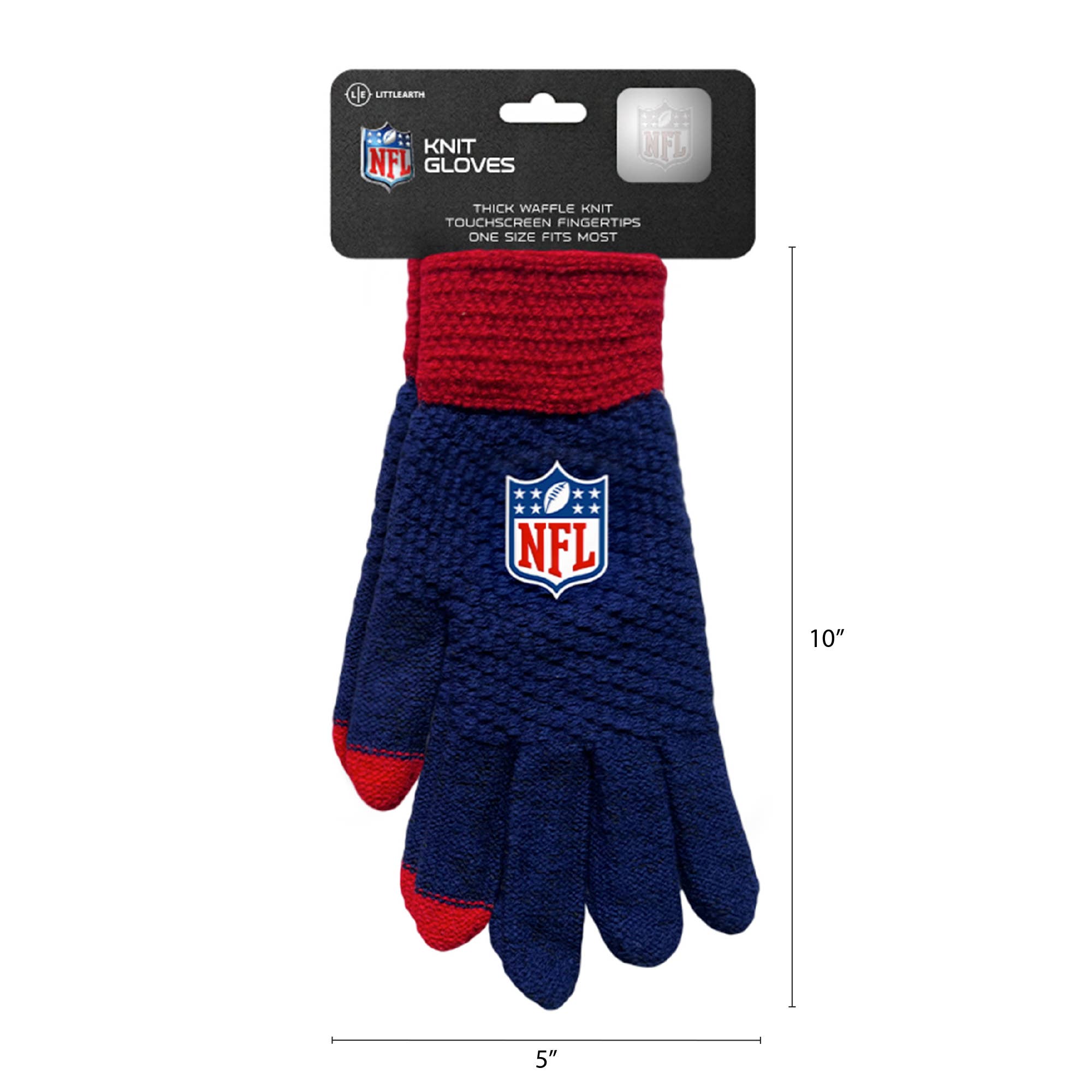 Little Earth Productions - Vente Gants – unisexe - Gants en tricot gaufré NFL Detroit Lions3