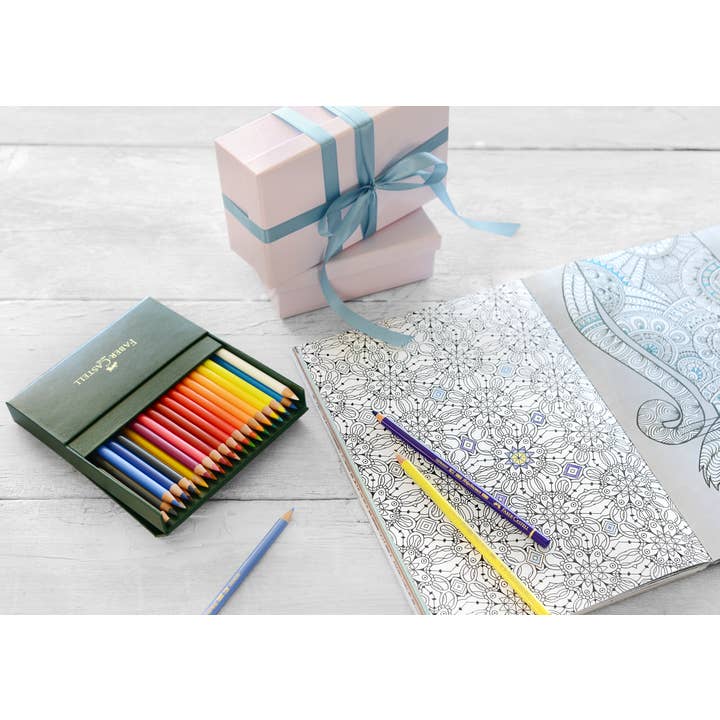 Faber-Castell / Creativity for Kids - Vente Crayons de couleur - Crayons de couleur pour artistes Polychromos, coffret cadeau de 36