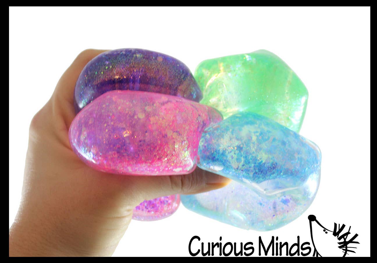 Curious Minds Toys – Engroshandel Klemmelegetøj - Børn og baby – 1 Sukkerterning Bold - Tykt Lim/Gel Sirup Melasse Stræk Ba12