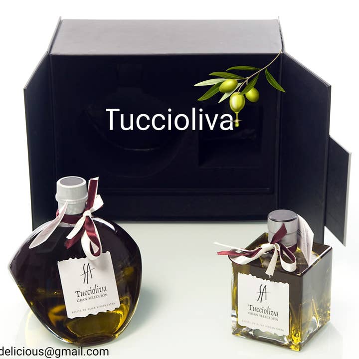 Pizza e altro, S.L - Venta al por mayor Aceite de oliva - Aceite oliva virgen extra Tuccioliva, Estuche Delirio + Myst