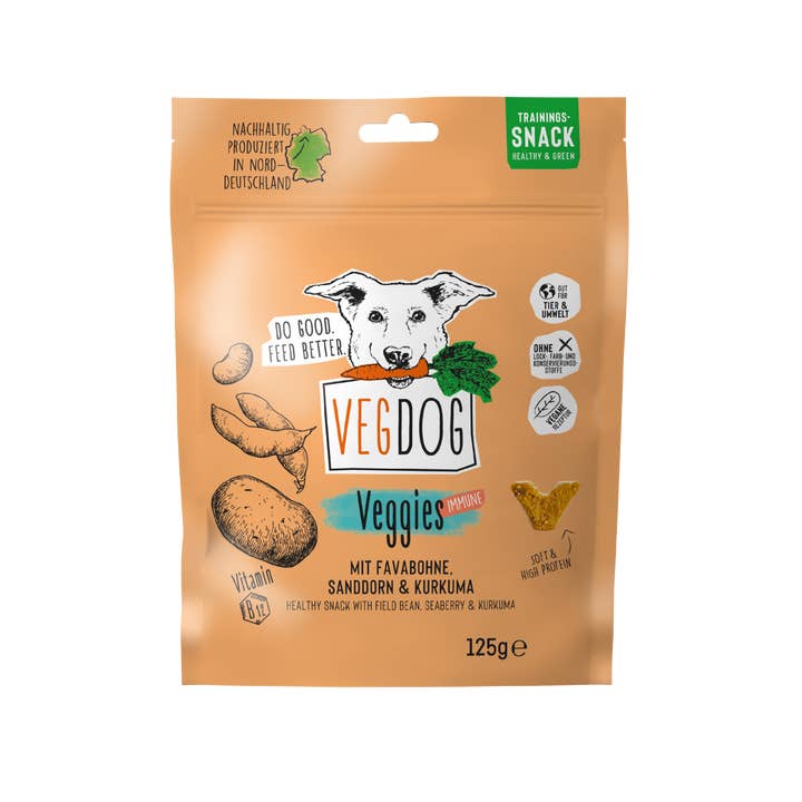 VEGDOG - Wholesale Pet Treats - Dog - CLIPSTRIP VEGGIES immune1