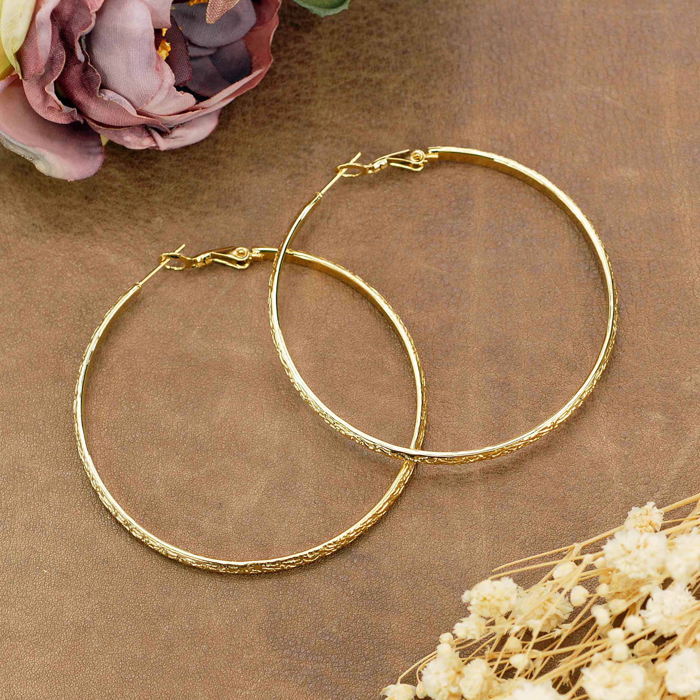 Merveilles du Monde - Wholesale Jewelry Set - Set of 16 pairs of stainless steel hoop earrings12