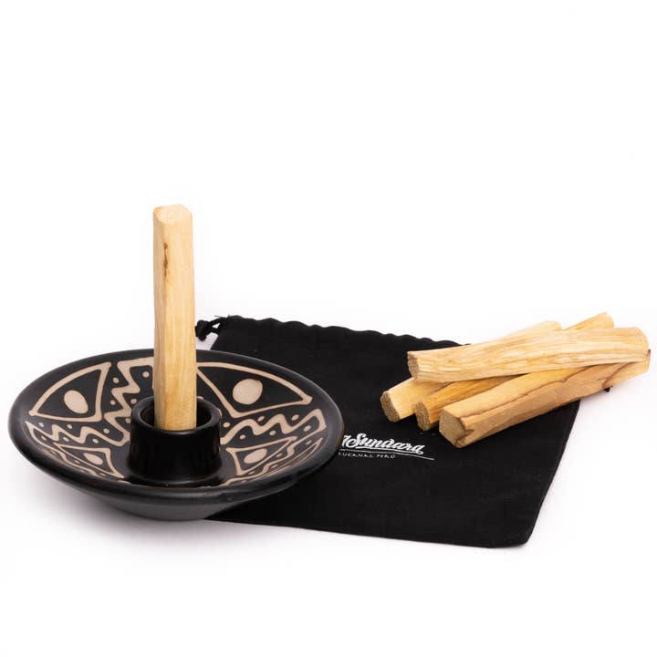 Luna Sundara - Wholesale Incense Holder - Chulucanas Ceramics Palo Santo Holder