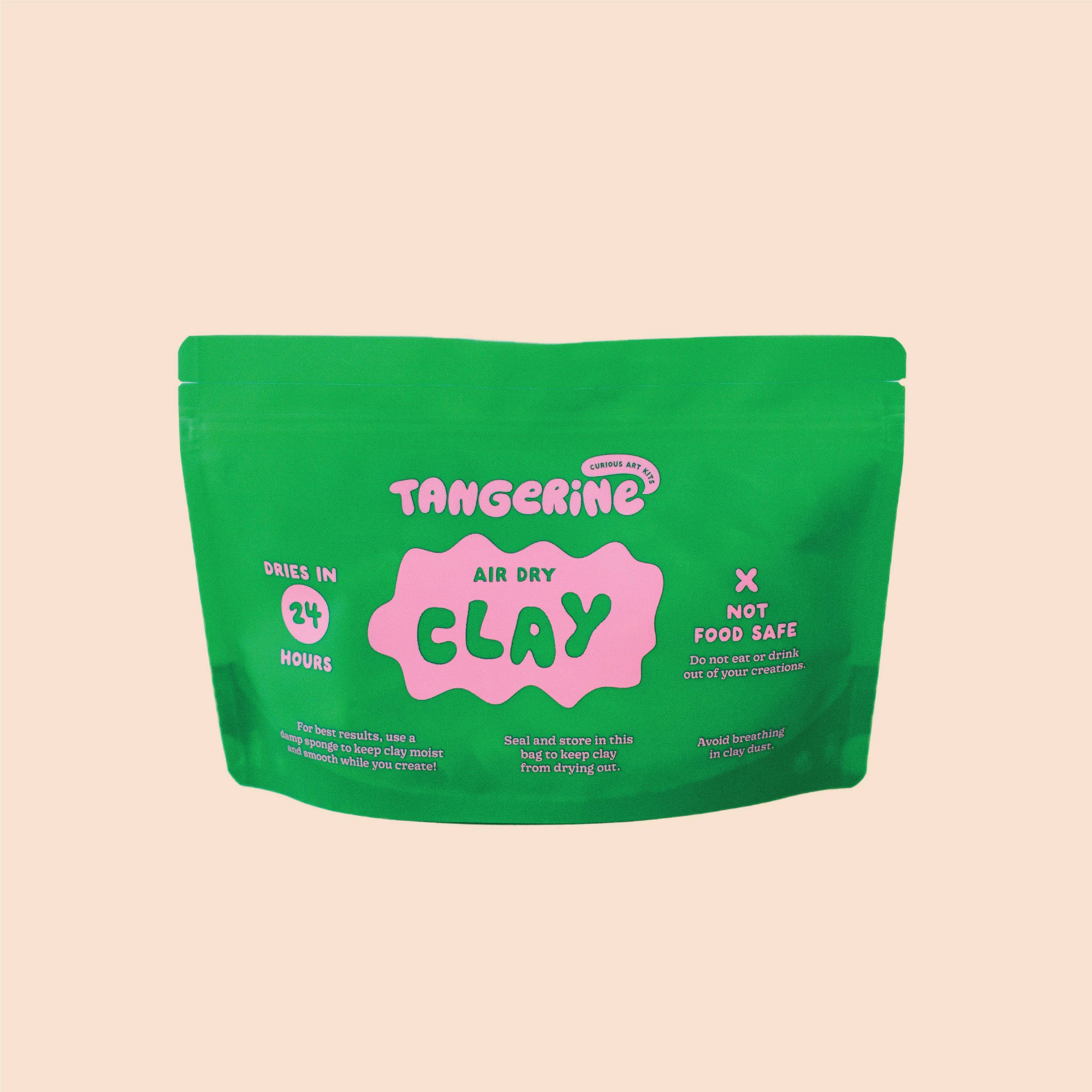 Tangerine Art Kits - Wholesale DIY Craft Kit - Air-Dry Clay