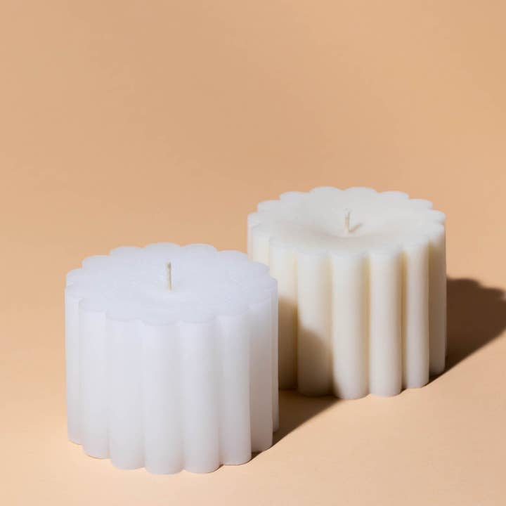 makesy - Wholesale Candle Holder - super silicone pillar mold - fluted