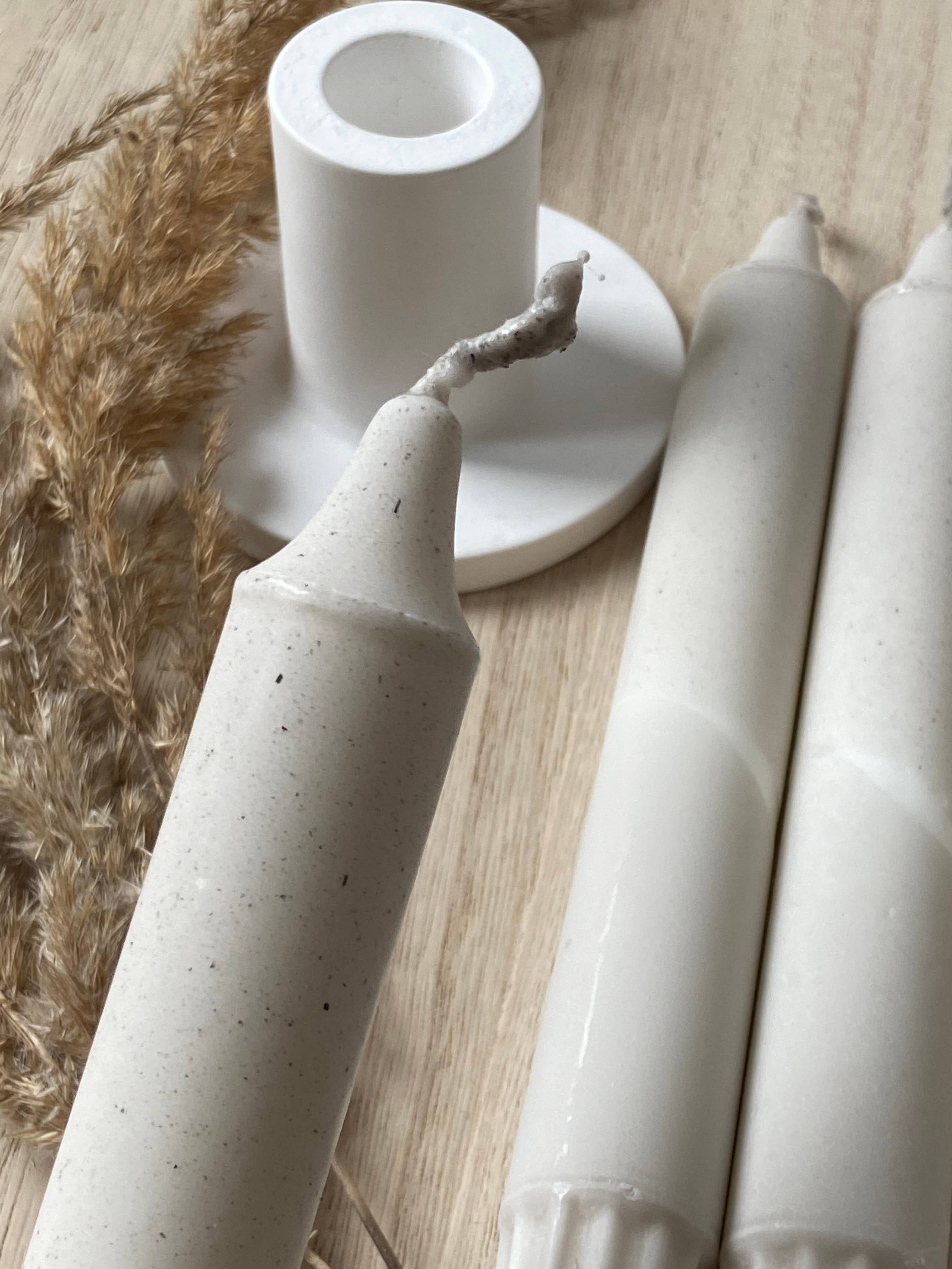 Miss Wildhorse - Wholesale Tapered Candle/Candlestick - Dip Dye Candle *Sand*1