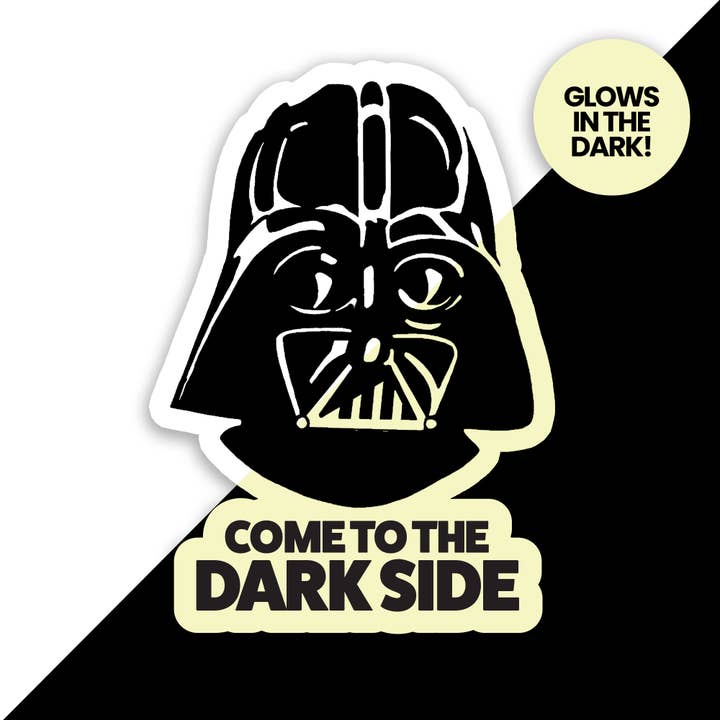 Design Corner – Großhandel Aufkleber – Star Wars Darth Vader Aufkleber, leuchtet im Dunkeln1