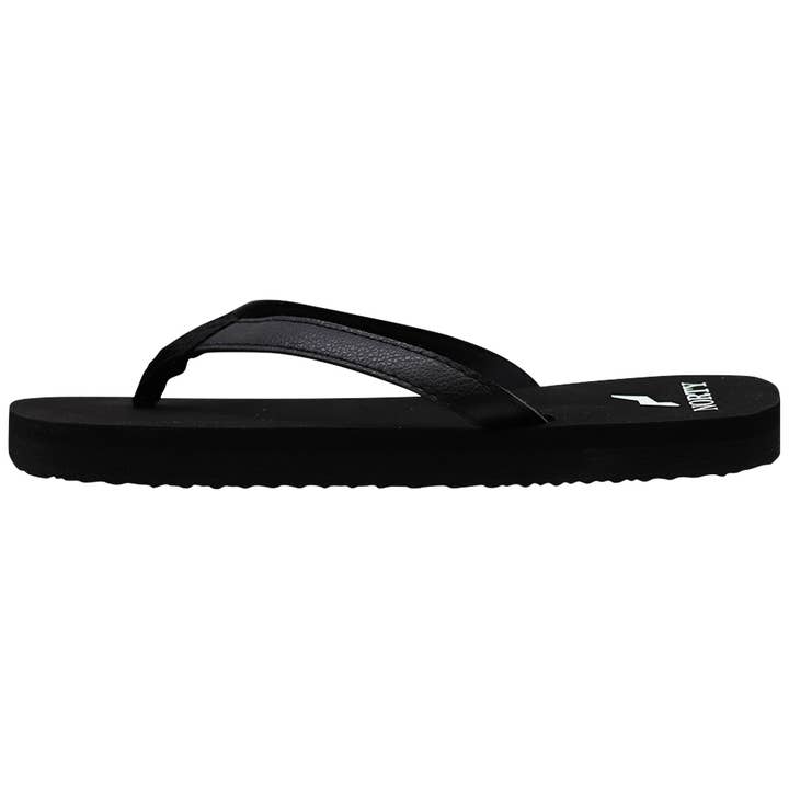 Eastern Off Price - Wholesale Flip Flops - Women's - Soft Cushioned Footbed Flip Flop Thong Sandal 41624 - Black