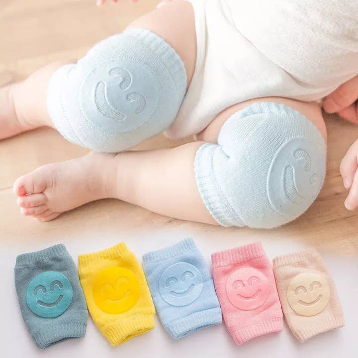 KiddieKickz - Wholesale Clothing Set - Baby - Baby Safety Knee Pads - Smiling Knee Protectors