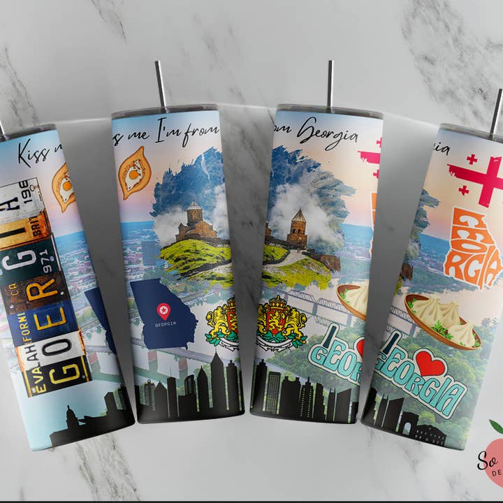 Georgia State Tumbler, Georgia Cup for wholesale by So Peachy Designs