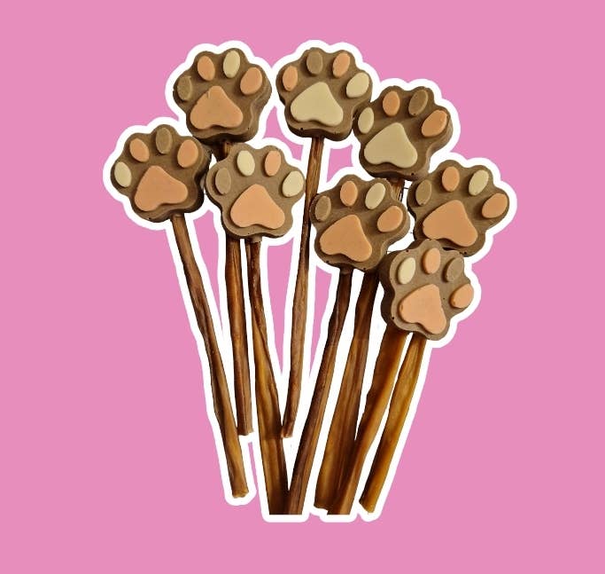 Manufaktur Sweet Crunchy Bit® Handmade DogFood 🐾 - Vente Friandises – chien - Sucettes en forme de patte pour chiens SCB PawlOlly3