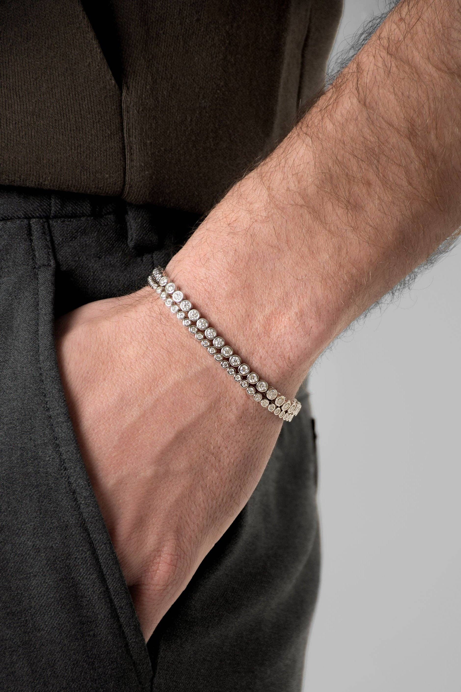 El&Elle - Wholesale Tennis Bracelet - Bubble Tennis Moissanite Bracelet1