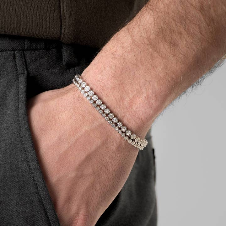 El&Elle - Wholesale Tennis Bracelet - Bubble Tennis Moissanite Bracelet1