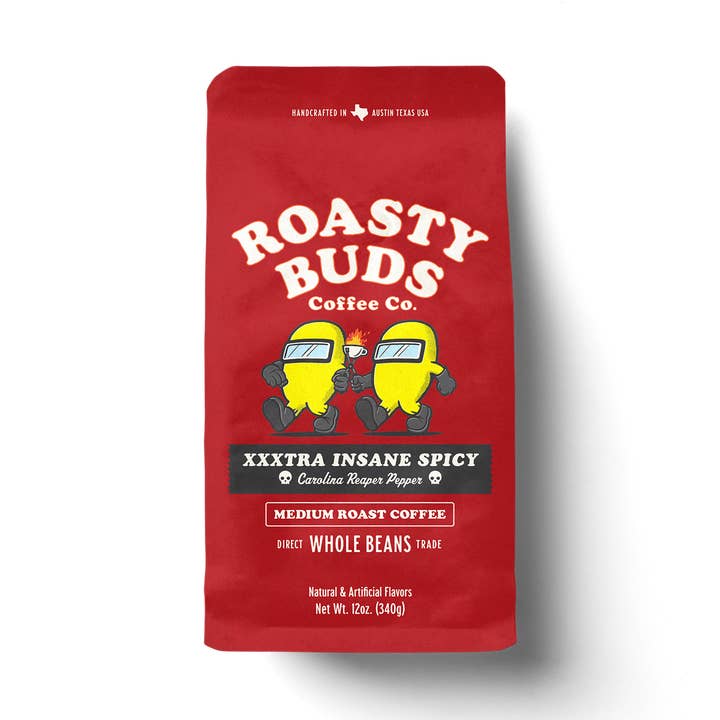 Carolina Reaper Coffee | XXXtra Spicy Medium Roast for wholesale by Roasty Buds Coffee Co.