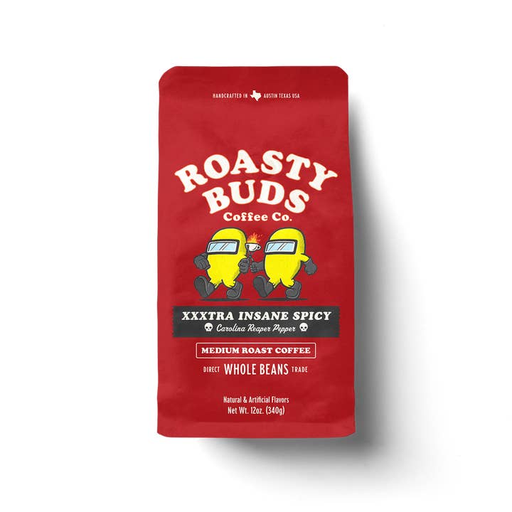 Roasty Buds Coffee - Wholesale Coffee Beans - Carolina Reaper Coffee | XXXtra Spicy Medium Roast