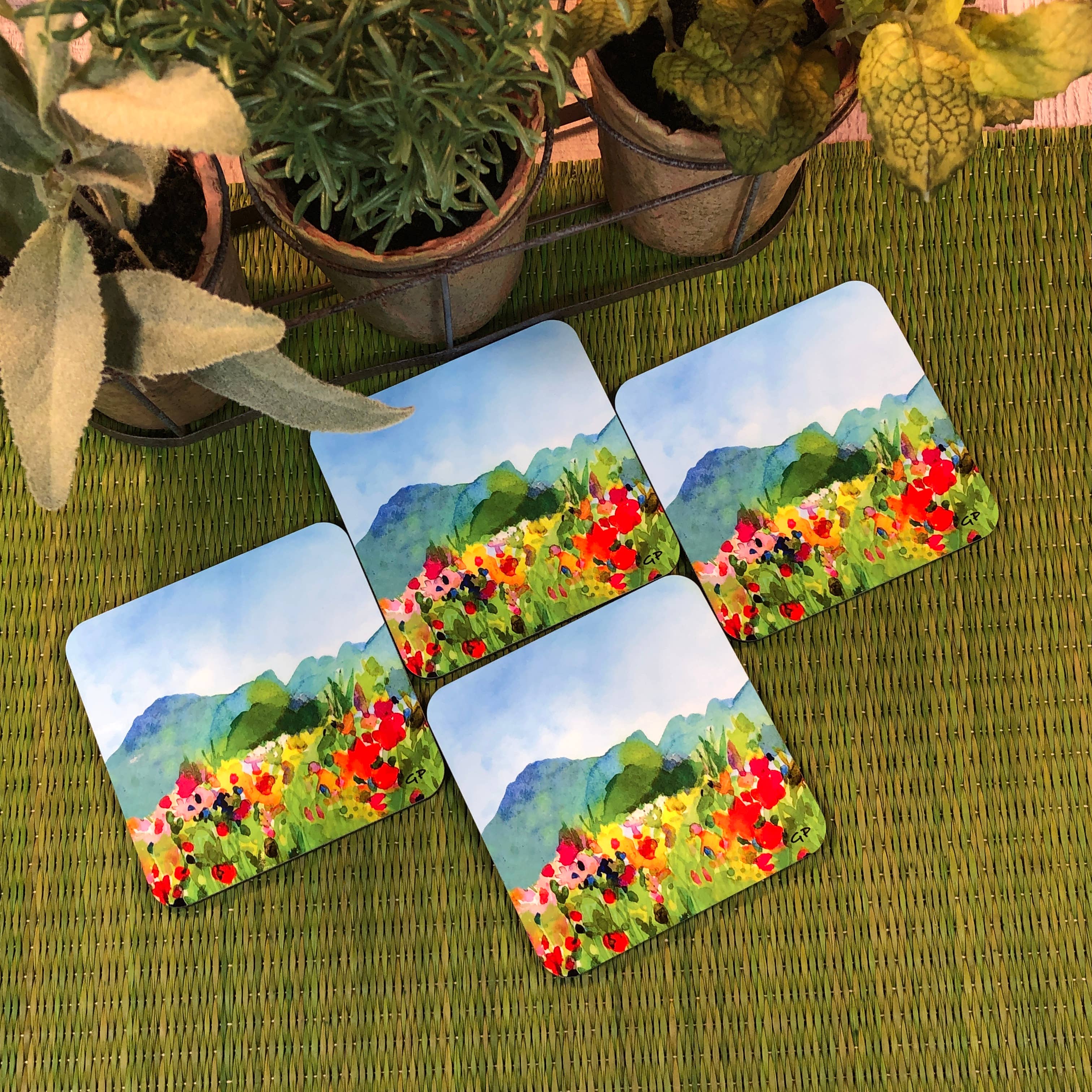 GP Originals - Wholesale Coasters - Wildflower Frenzy  Coaster set of 41