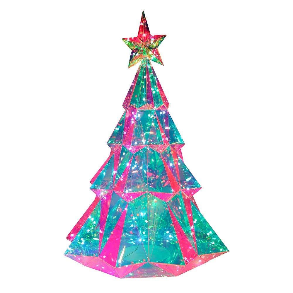 Kurt S. Adler, Inc. - Wholesale Artificial Christmas Tree - 25.5" 80 MULTI-F RGB LED IRID TREE0