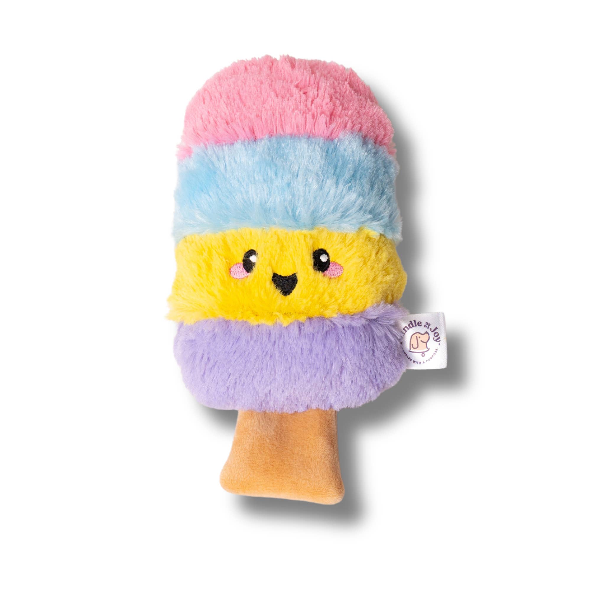 Bundle x Joy - Wholesale Pet Plush Toy - Dog - Poppin Popsicle Summer Dog Toy with Crinkle & Squeaker
