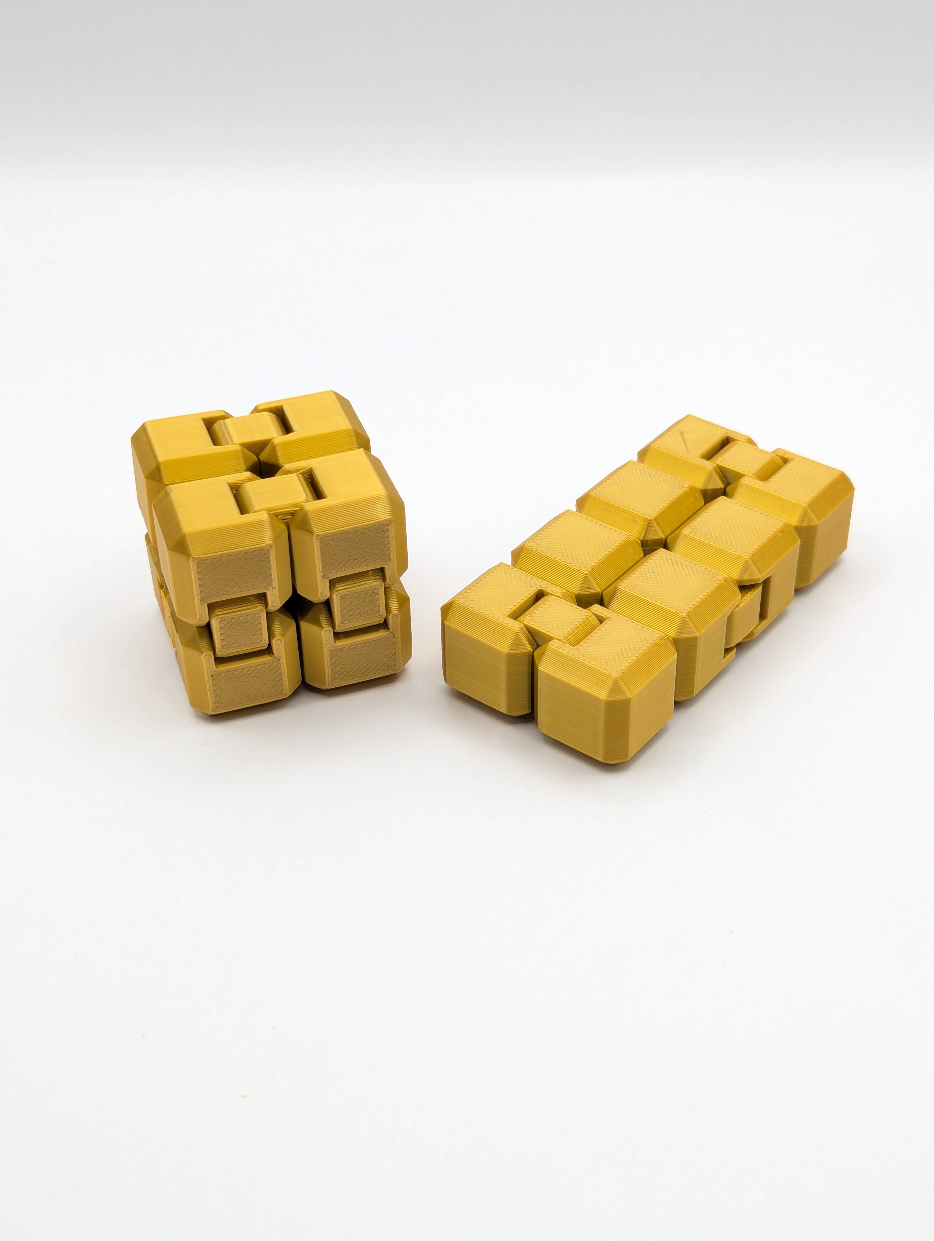 The Midnight Oil - Wholesale Fidget Toy - Kids - 3D Printed Infinity Fidget Cube3