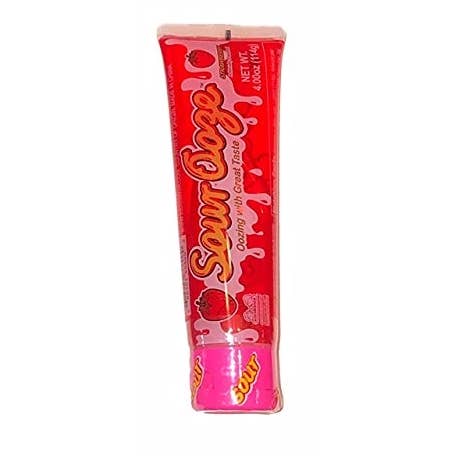 Innovarix – Engroshandel Bolcher – Sour Ooze Tube - Jordbær 4 Oz.