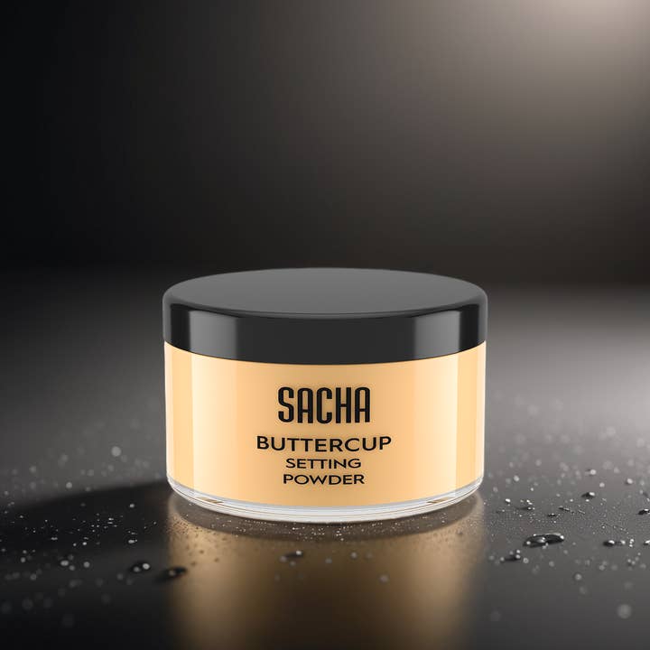 Sacha Cosmetics – wholesale Make-up setting spray/powder – Buttercup Setting Powder