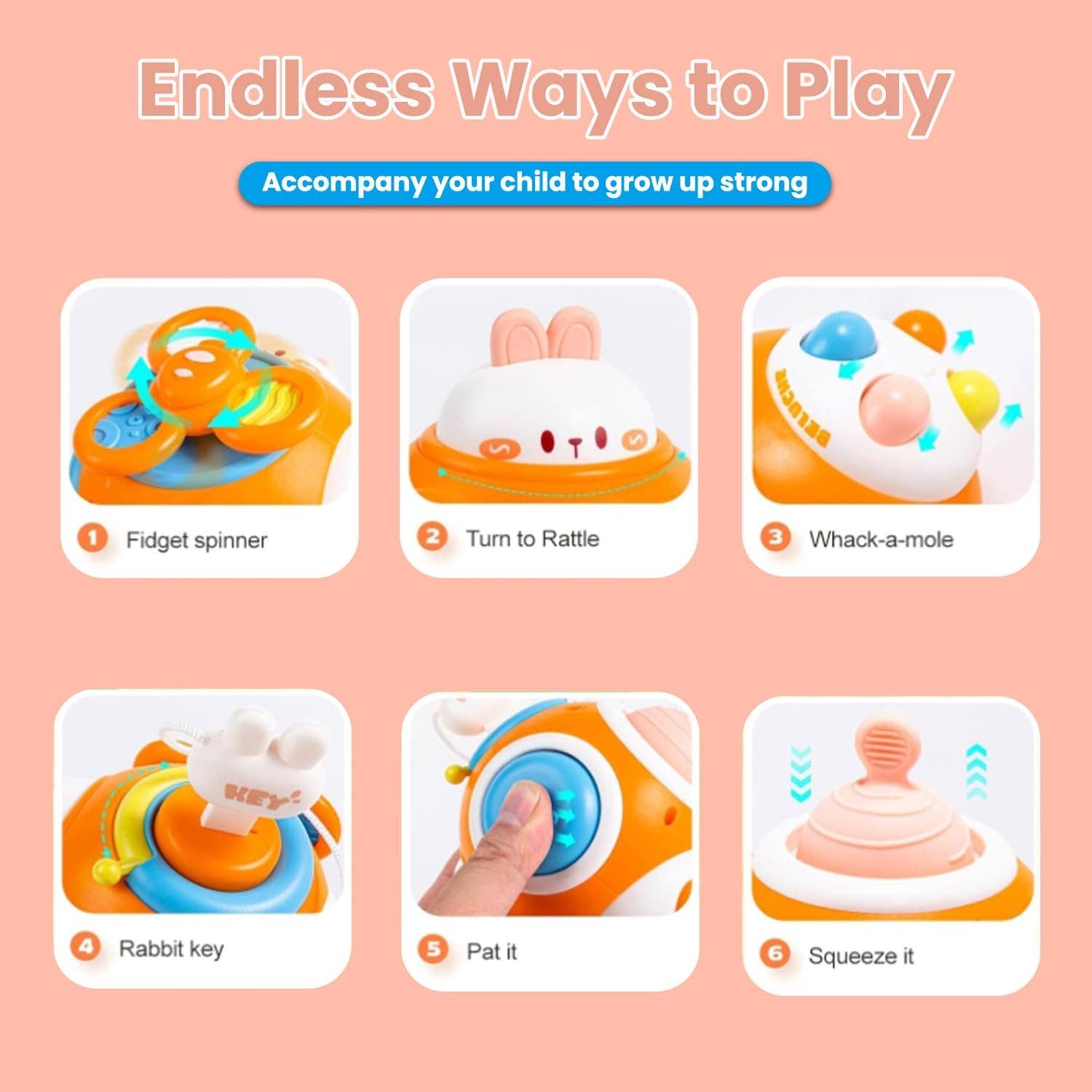 VIGOR - Wholesale Sensory Ball - Baby - Baby Toy Busy Ball Hand Grasping Ball Educational Sensory1