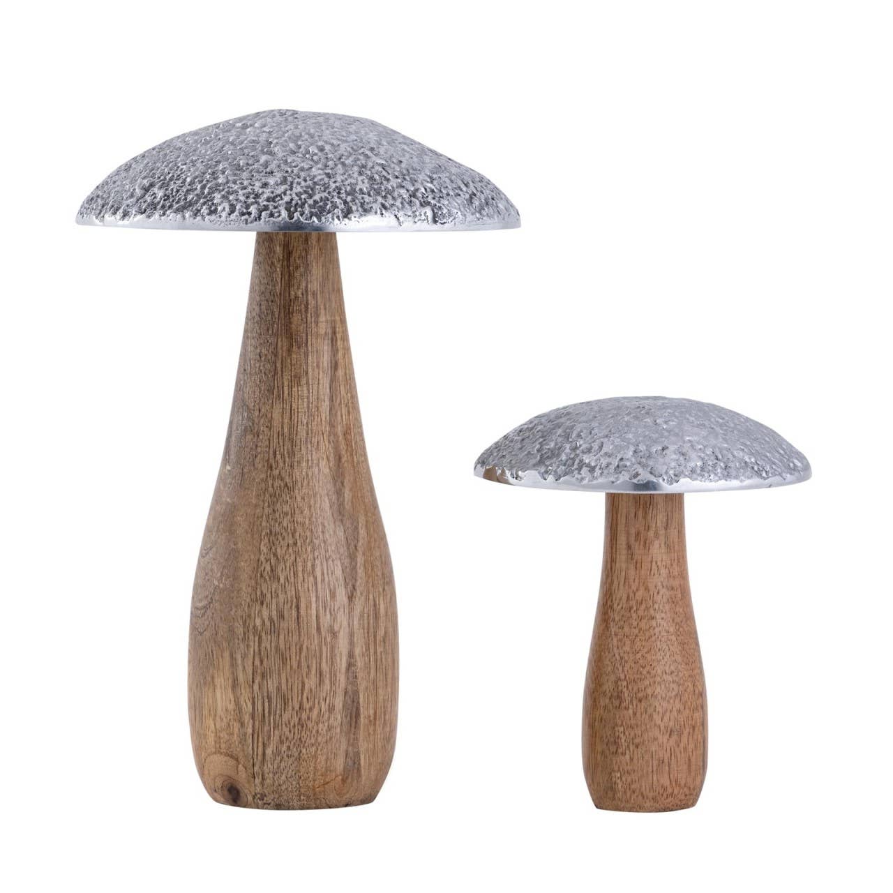 Voglrieder - Wholesale Decorative Figurine - Set of 2 mushroom decorative figures H20/12x13/10cm display1