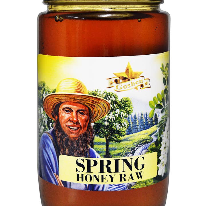 MIEL BRUT DE FLEURS DE PRINTEMPS AMISH COUNTRY pour la vente par Amish Honey