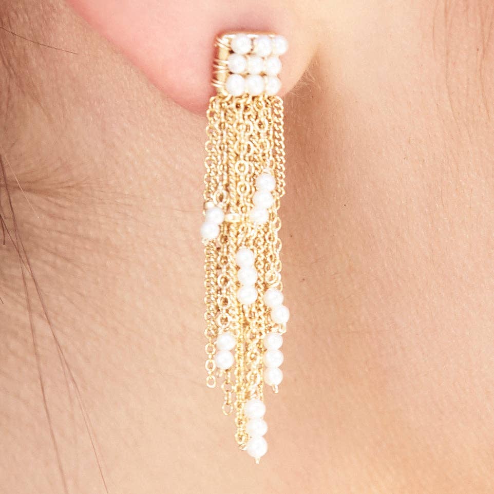 Mabel Chong - Wholesale Tassel Earrings - Domino With Tassels1
