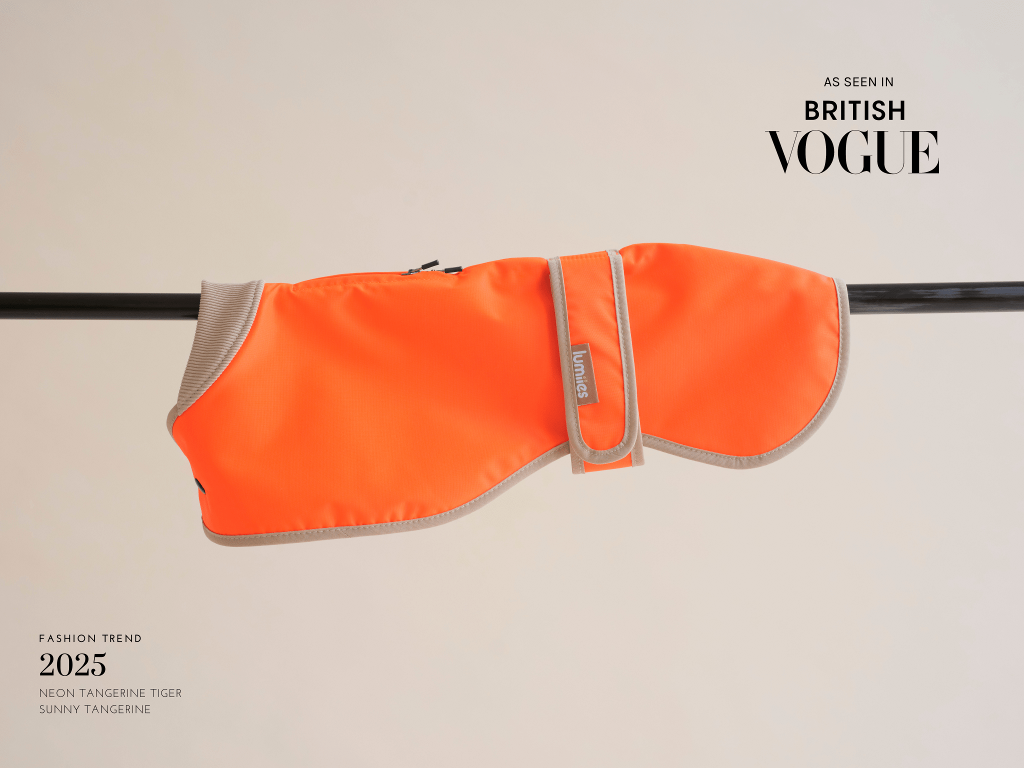 Tigre Mandarine Néon LE MANTEAU DE PLUIE GLOW (coupe classique) en vente sur Faire2