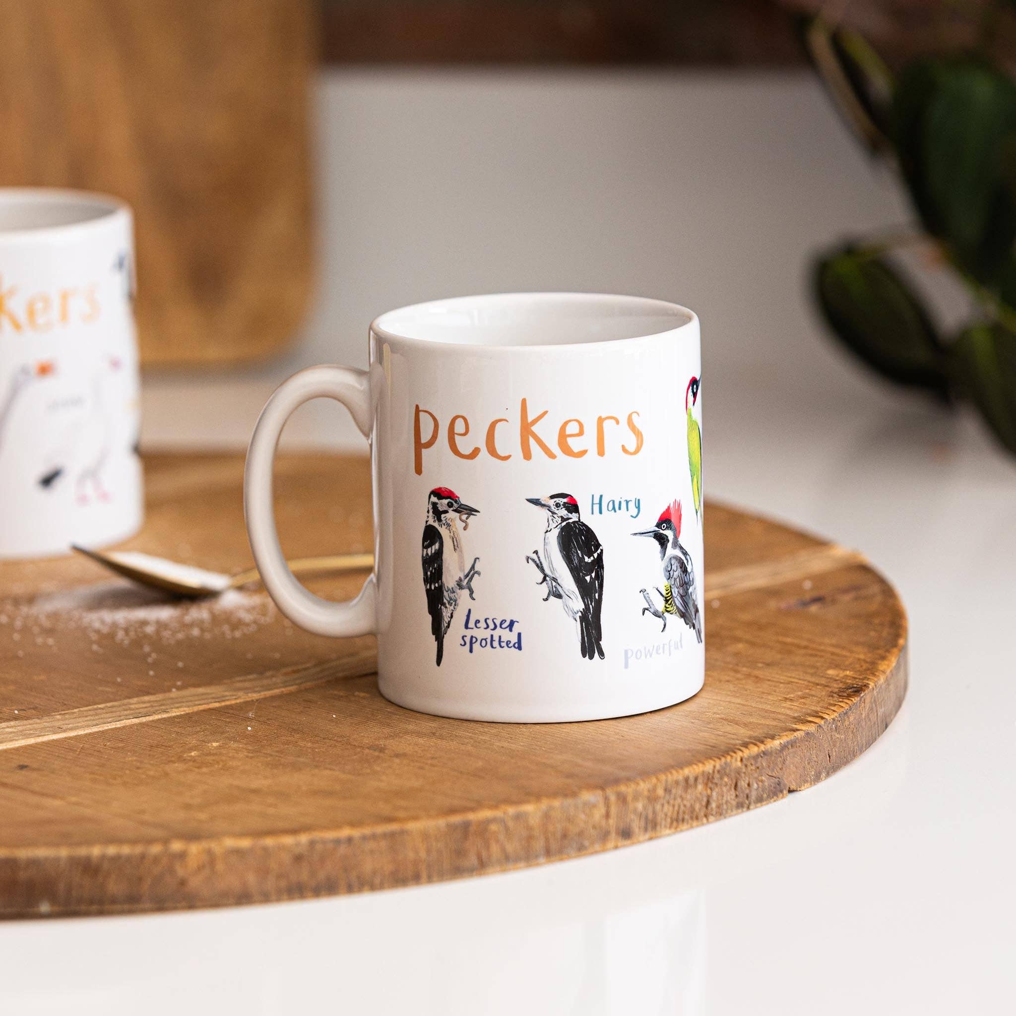 Sarah Edmonds Illustration - Wholesale Coffee Mug - Peckers Ceramic Bird Pun Mug4