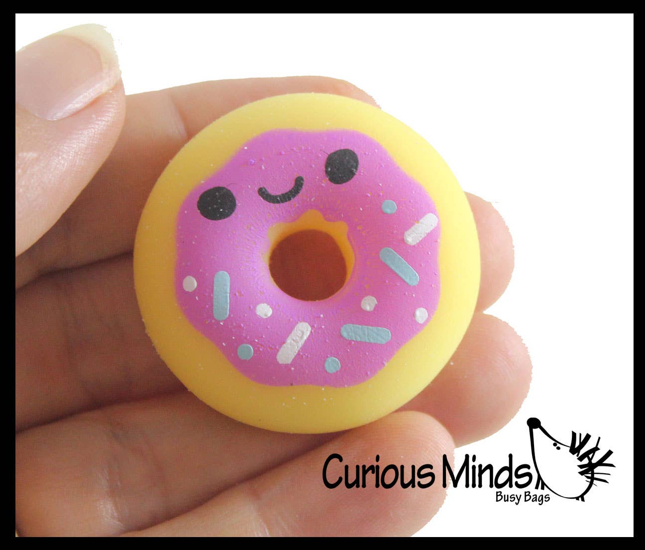 Curious Minds Toys - Wholesale Fidget Toy - Kids - 1 Donut Animal Food Mochi Squishy - Kawaii -  Cute Indiv8