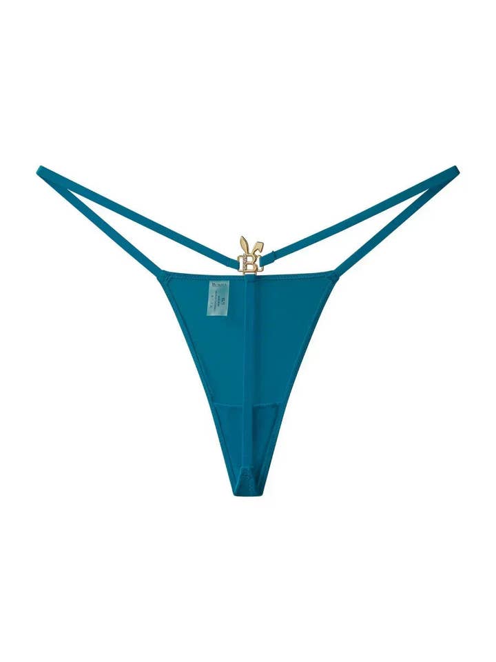G-STRING TEAL BLUE for wholesale by BUNNIES ROOM