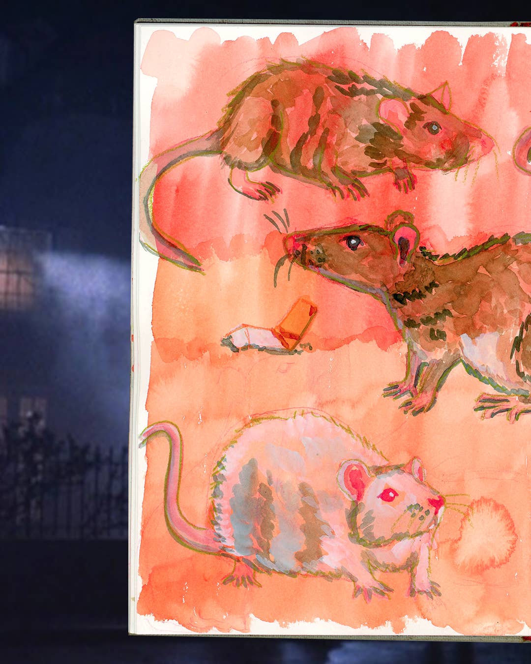 Refuge Studios Iowa City - Wholesale Art Print - CigaRat Giclée Print1