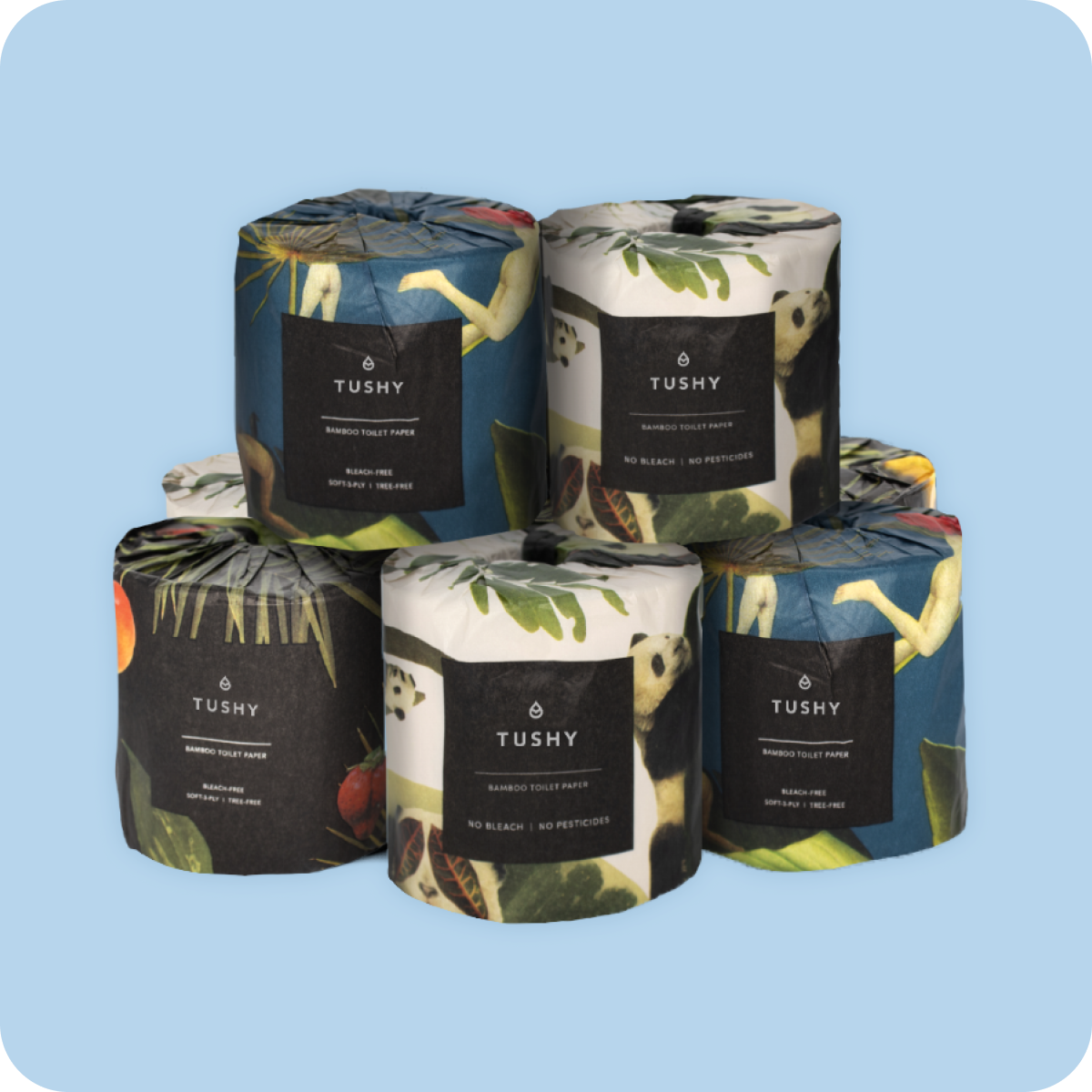 TUSHY - Wholesale Toilet paper - Premium Bamboo Toilet Paper 8 Rolls1