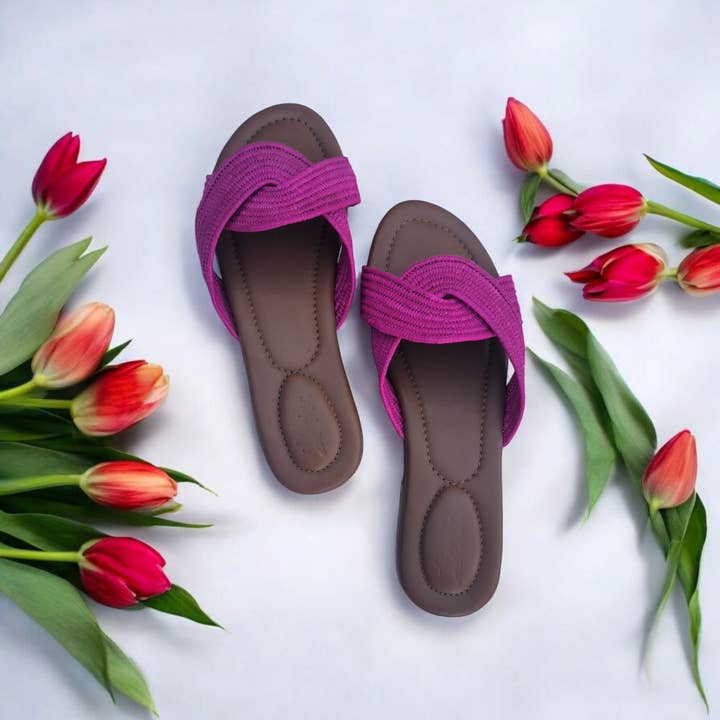 Sandali in rafia ecologica – Scarpe da donna fatte a mano per la vendita all'ingrosso da parte di Berberparadise