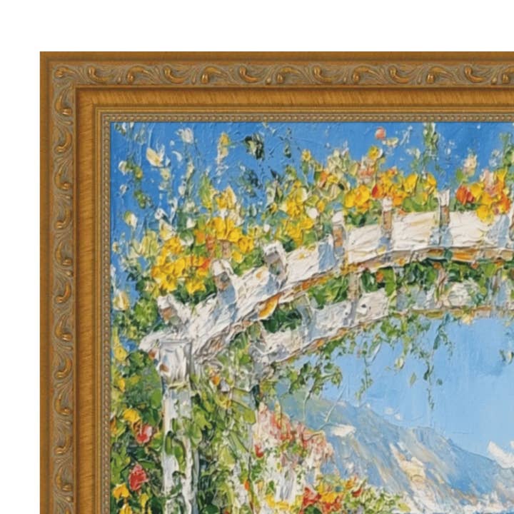 Moldura Fina Vintage Dourada Antiga com Contas 11x16 por atacado de Modern Memory Design Picture Frames