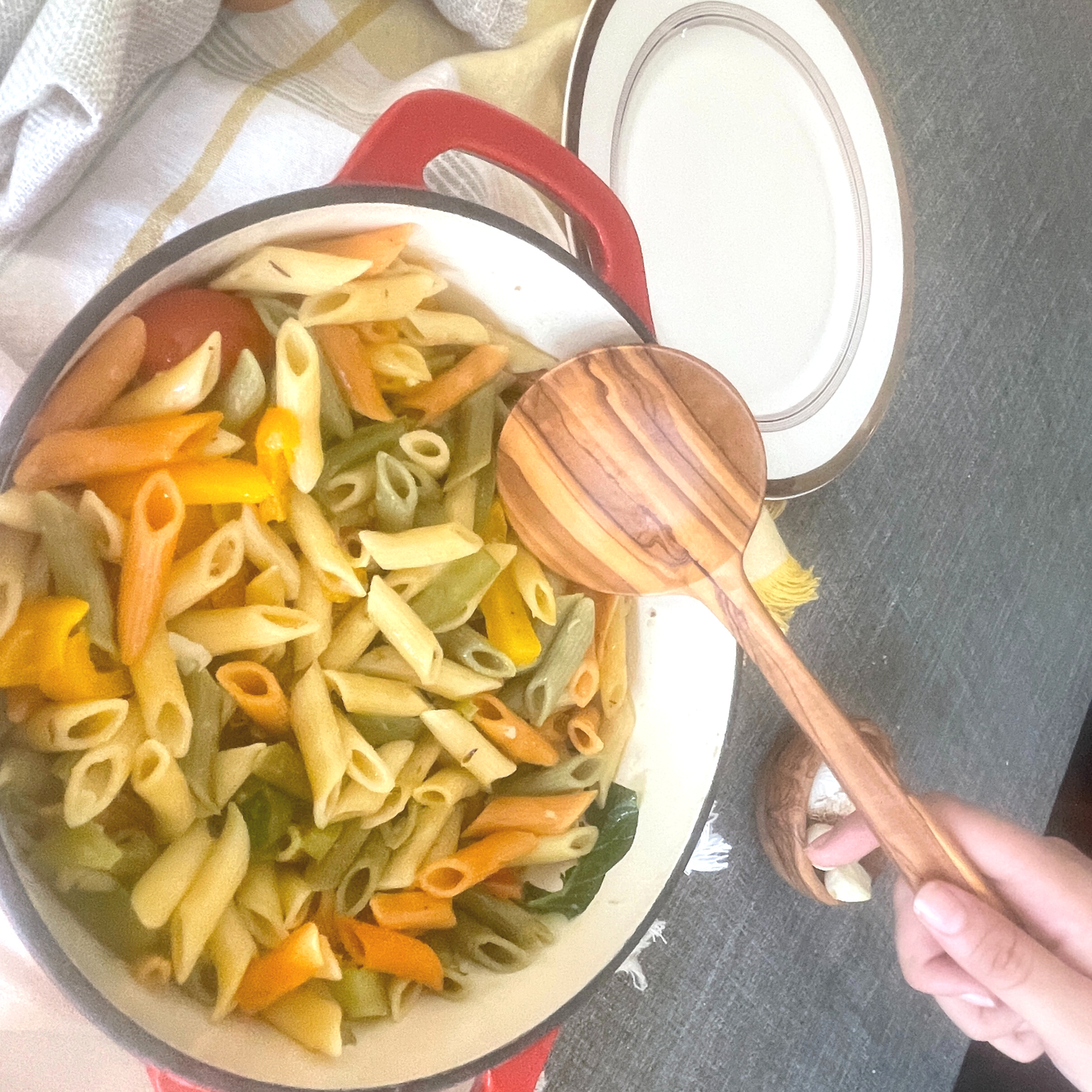 BeldiNest - Wholesale Kitchen Spoon - BeldiNest Large Olive Wood set of 2 Spoon and Strainer4