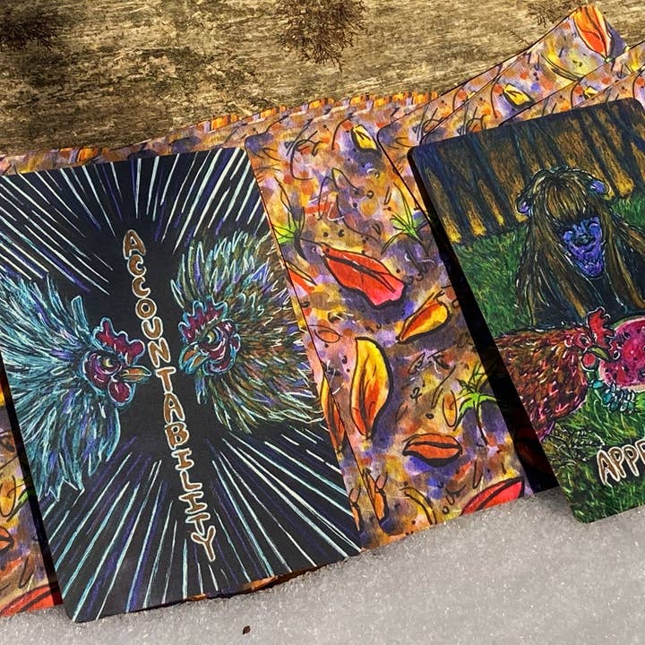 The Empathetic Chicken - Wholesale Tarot Cards - Chicken Transition Oracle Card Deck15