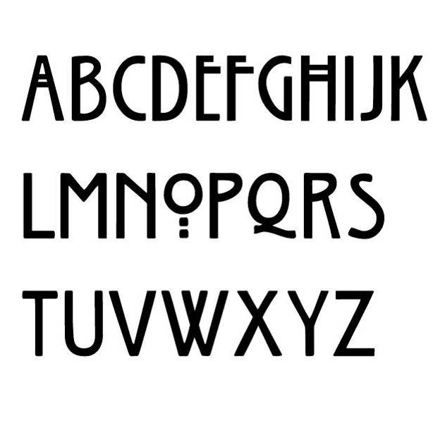 Rustica Ornamentals - Wholesale Outdoor Sign - Mission Style House Numbers or Letters (Set of 3)7