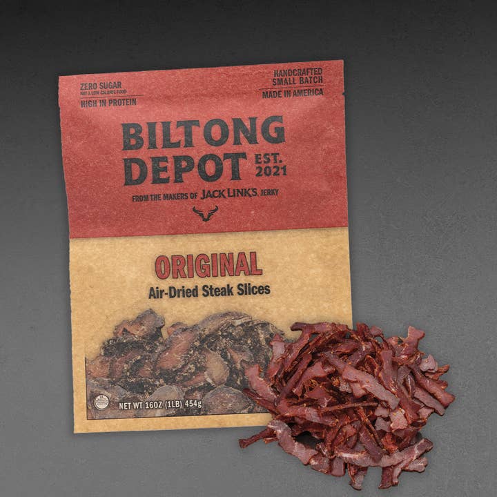 Original Steak Slices 8oz for wholesale by Biltong Depot