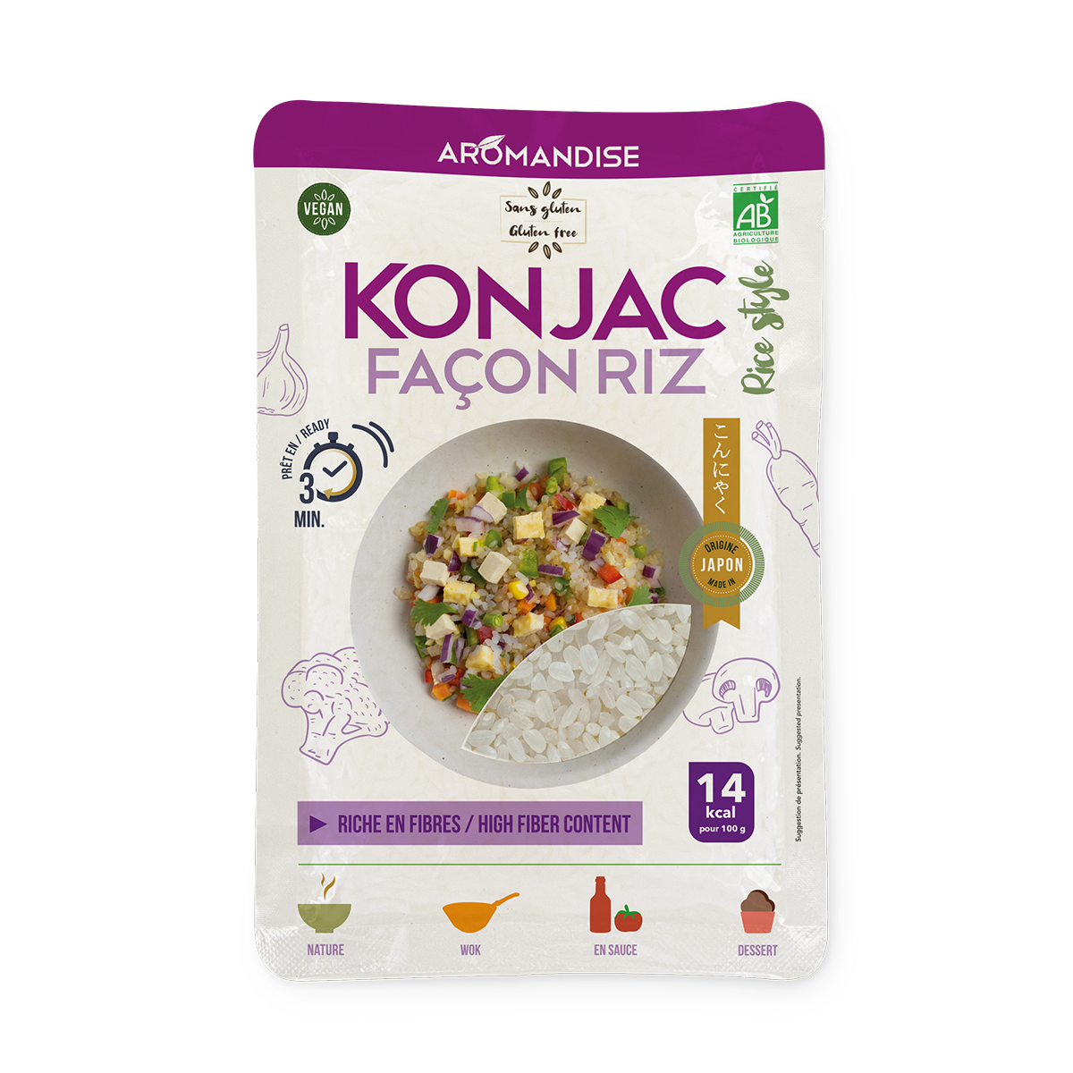 AROMANDISE - Wholesale Rice - Konjac rice0