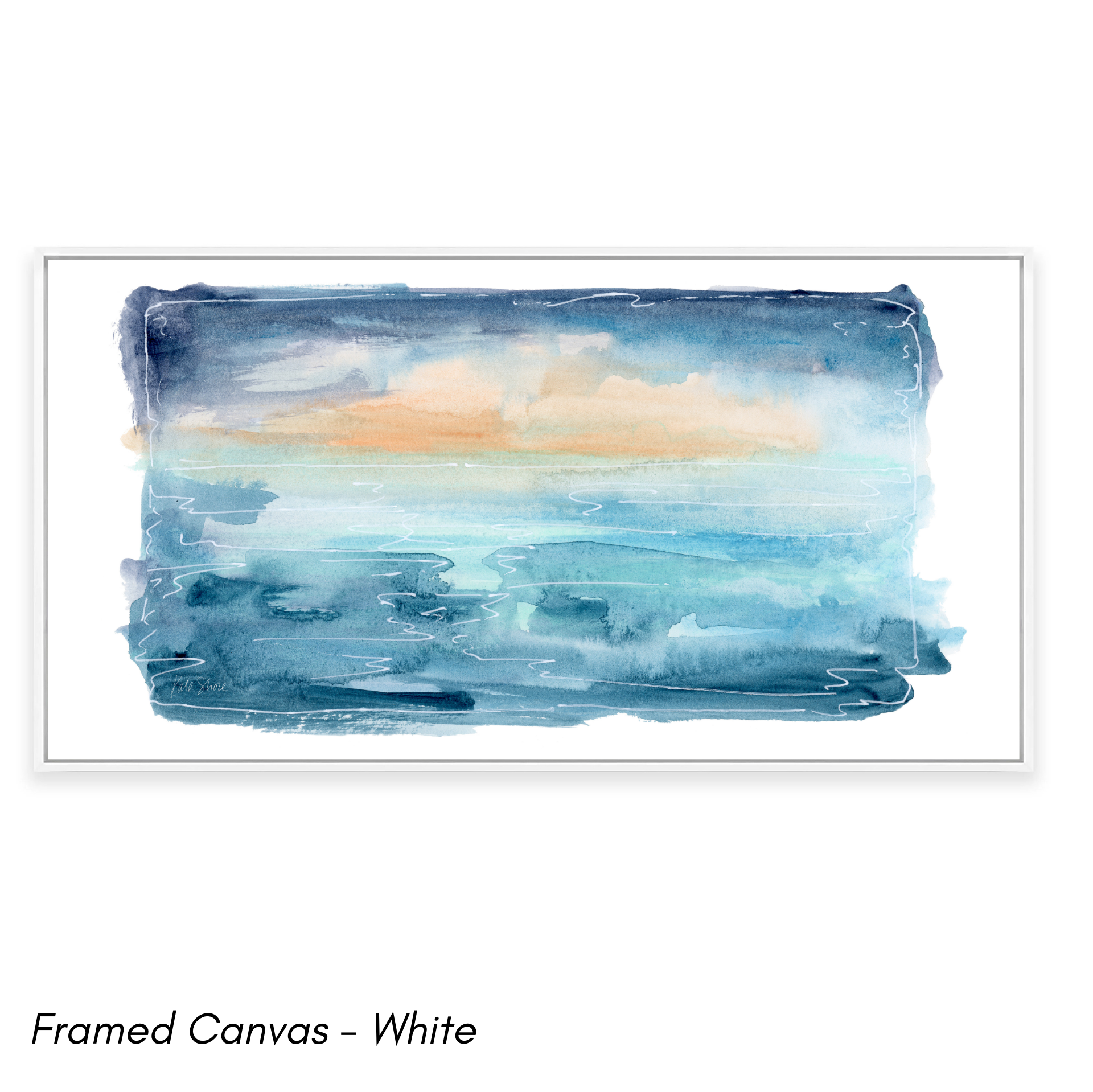 Kate Shore Fine Art - Wholesale Art Print - Print | Beach Walk Sketch 4, Long Print5