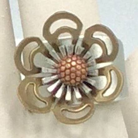 Adjustable Flower Ring - R51 for wholesale by Alchemy Inc